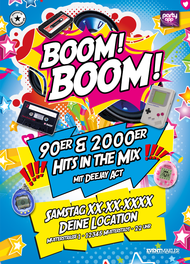 BOOM BOOM - MEGA 90er & 2000er Party